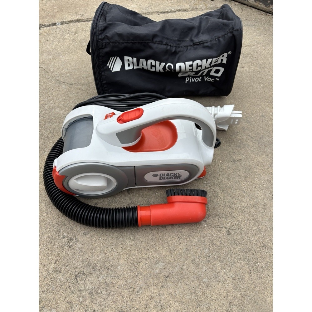 BLACK+DECKER PAV1200 12-Volt Cyclonic-Action Auto Vacuum Cleaner Power Tested